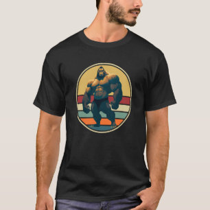 Gorilla Bodybuilding Gym Monkey Gorillas Weightlif T Shirt