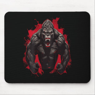 Gorilla Bodybuilding Workout Backprint Gym Musmatta