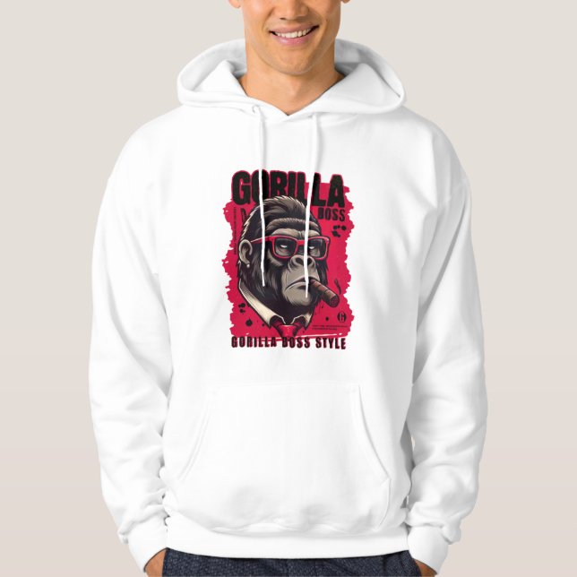 gorilla boss kappa hoodie (Framsida)