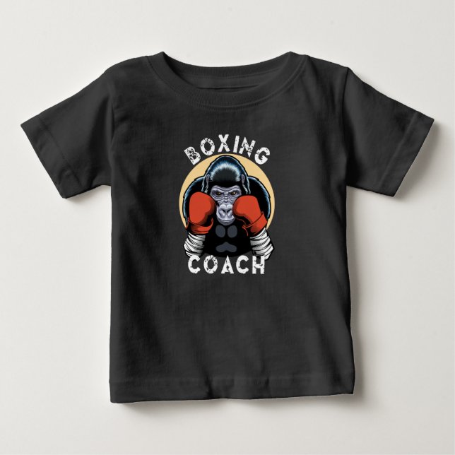 Gorilla Boxing Coach - Idrottstrainer T Shirt (Framsida)