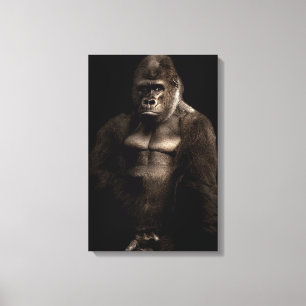 Gorilla Canvastryck