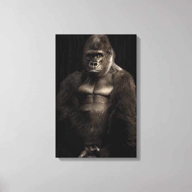 Gorilla Canvastryck (Framsida)
