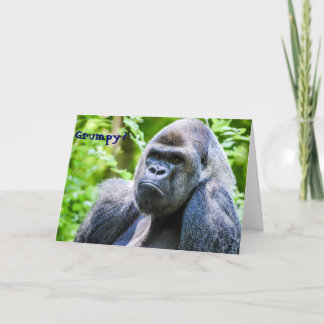 Gorilla Cheer Up Greeting Card Kort