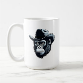 Gorilla Cowboy Kaffemugg