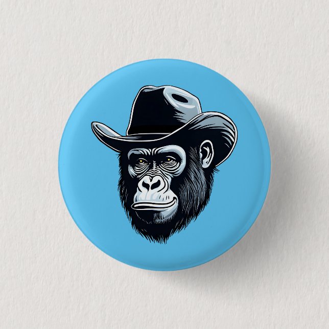 Gorilla Cowboy Knapp (Framsida)