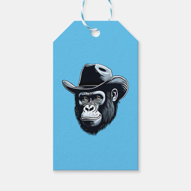 Gorilla Cowboy Presentetikett (Framsidan)