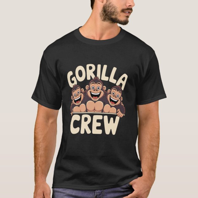 Gorilla Crew Apparel Gorilla Älskare Tröja Gorilla (Framsida)