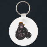 Gorilla Dumbbell Fitness Workout Gym för Älskare B Nyckelring<br><div class="desc">Gorilla Dumbbell Fitness Workout Gym för Älskare Bodybuilding</div>