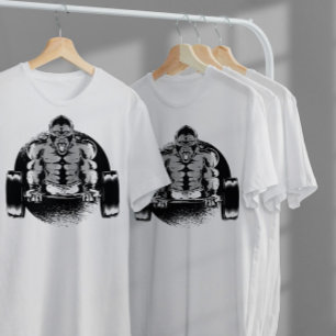 Gorilla Dumbbell T Shirt