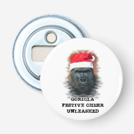 Gorilla Festive Cheer Unleaschad Flasköppnare