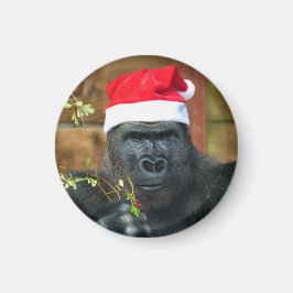 Gorilla Festive Cheer Unleaschad Magnet