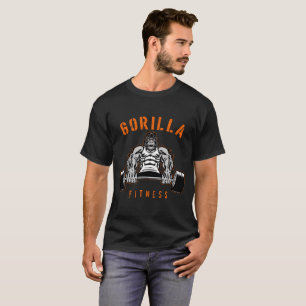 Gorilla Fitness Funny Gym T Shirt