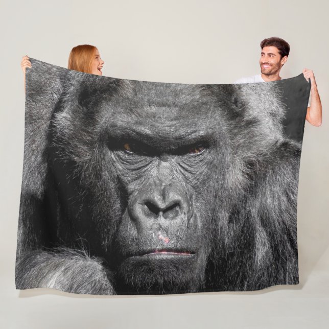 Gorilla Flebit Blanket Fleecefilt (På plats)