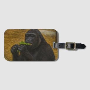 Gorilla Grace - Realistic Wildlife Porträtt Bagagebricka