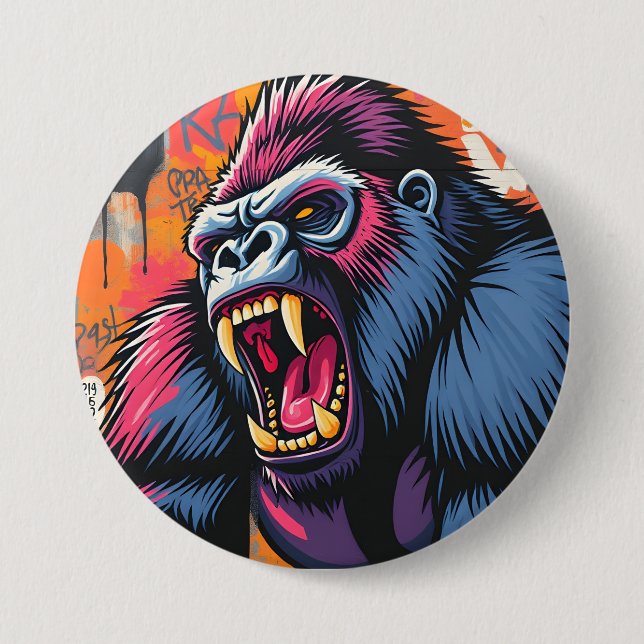 gorilla graffiti knapp (Framsida)