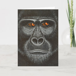 Gorilla Greeting Card Kort