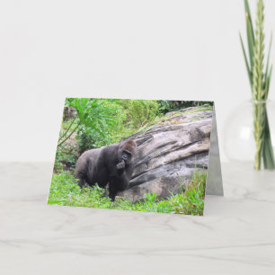 Gorilla Greeting Card Kort