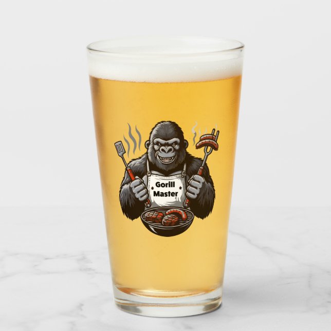 Gorilla Grill Master Glaskopp (Framsida fylld)