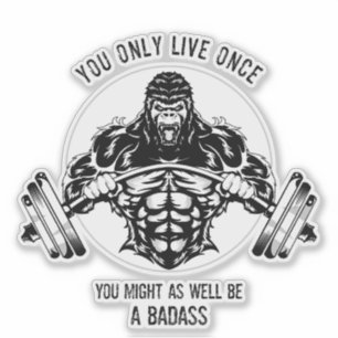 Gorilla Gym Klistermärken