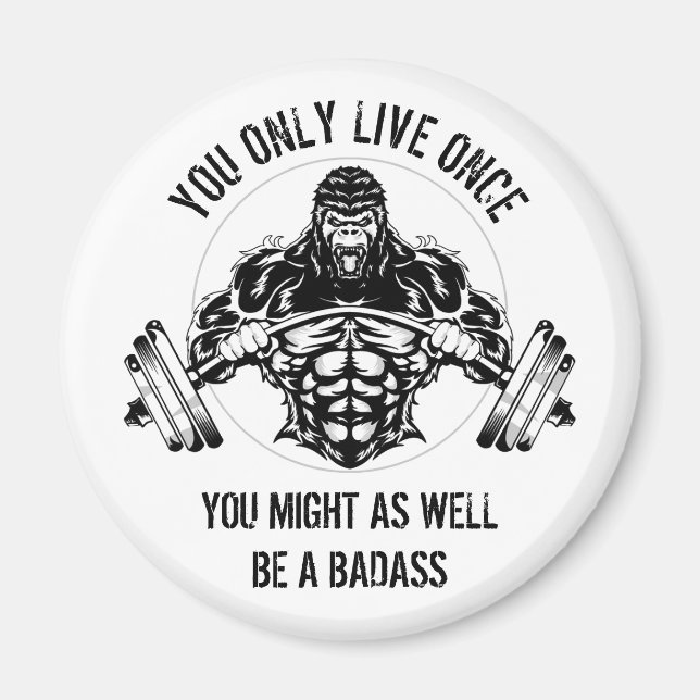Gorilla Gym Magnet (Framsidan)