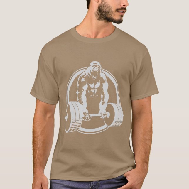 Gorilla Gym vänner T Shirt (Framsida)