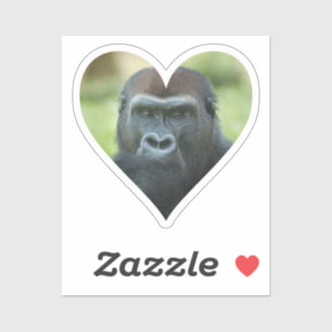Gorilla Heart Klistermärken