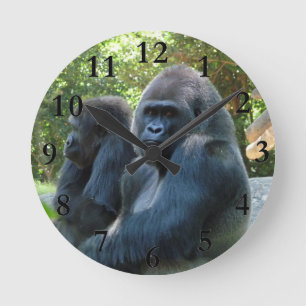 Gorilla Home Decor Rund Klocka