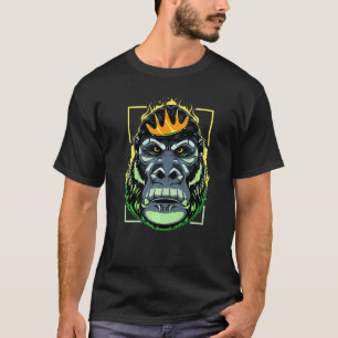 Gorilla Humor Kung Arg Ape Monkey Primate Macaq T Shirt