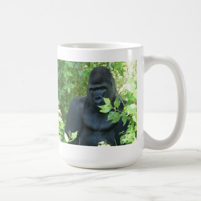 gorilla i busken kaffemugg (Höger)