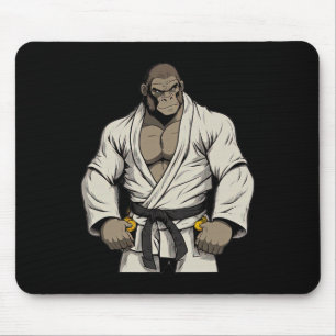 Gorilla In Keikogi - Japansk Karateka Musmatta