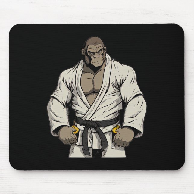 Gorilla In Keikogi - Japansk Karateka Musmatta (Framsidan)