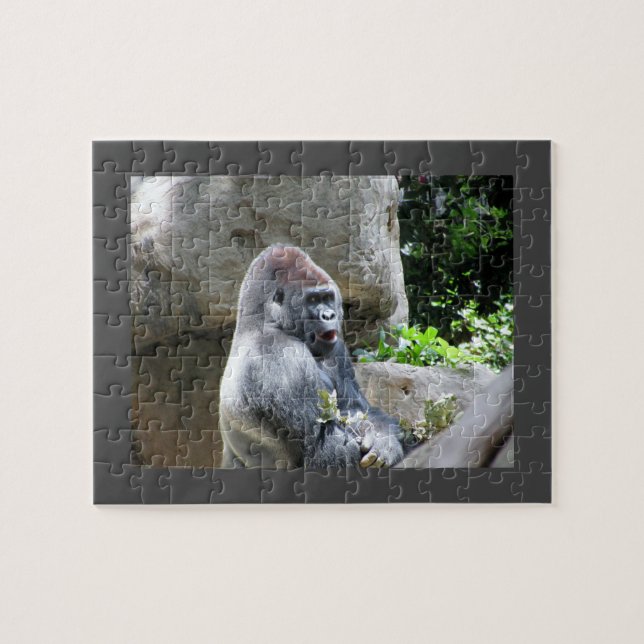 Gorilla Jigszawa Puzzle Pussel (Horisontell)