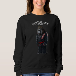 Gorilla Judo Karate Master in Black Judogi 1 T Shirt