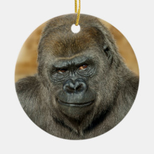 Gorilla Julgransprydnad Keramik