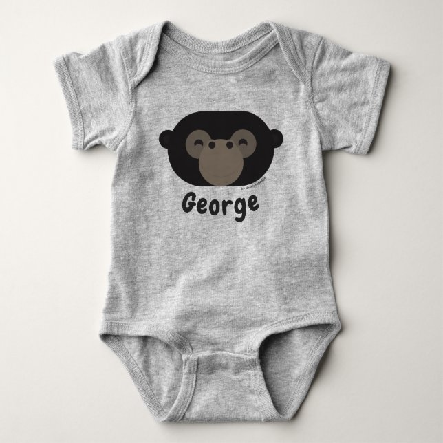 Gorilla jungle Animals| Cute Ape Safari Boy Girl T Shirt (Framsida)