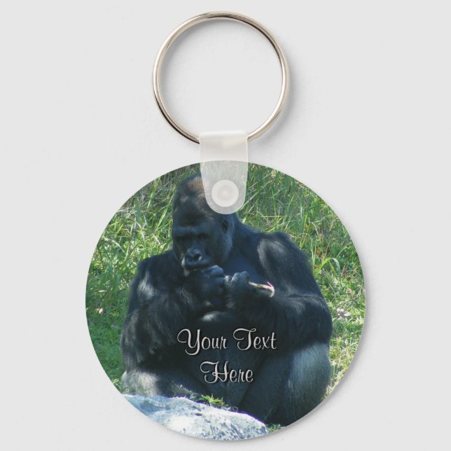 Gorilla Keychain Nyckelring (Framsida)