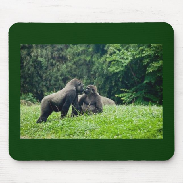 "GORILLA KISS" MOUSEPAD MUSMATTA (Framsidan)
