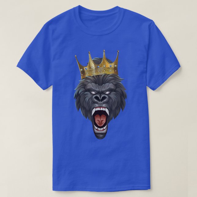 Gorilla Kung Krona Motivation Beast Workout Succe T Shirt (Design framsida)