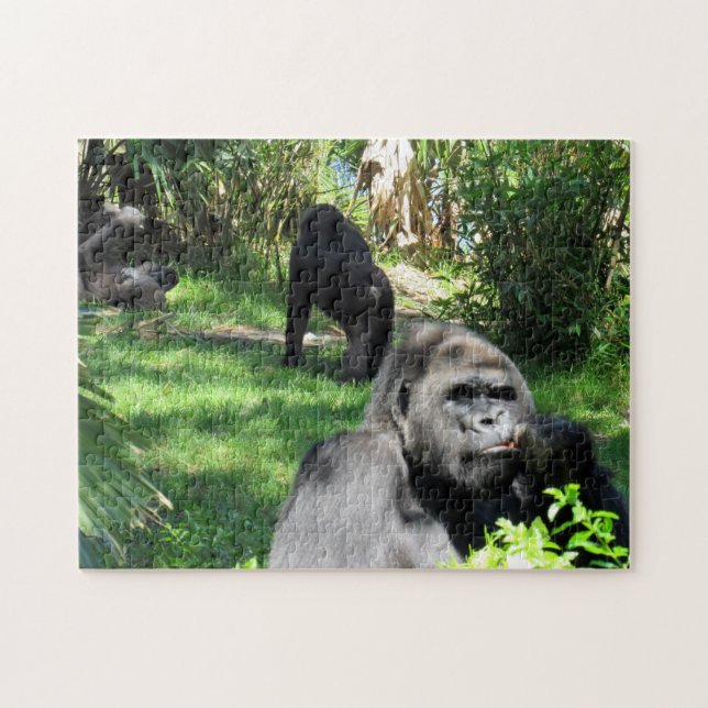 Gorilla Life Puzzle Pussel (Horisontell)