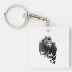 Gorilla Lope Digital Outline Art