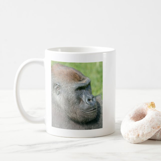 Gorilla Lope Profile Kaffemugg (Med munk)