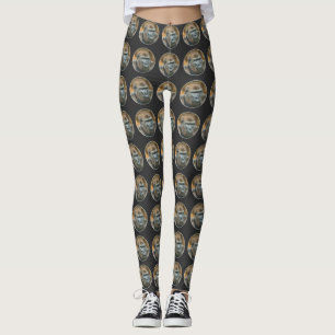 Gorilla Lope (Round Design Design) Leggings