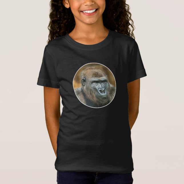 Gorilla Lope (Round Design Design) T Shirt (Framsida)