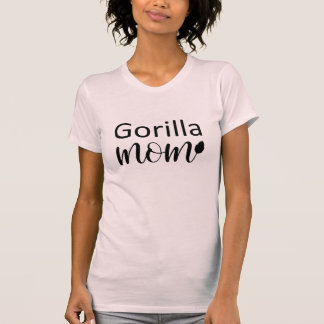 Gorilla Mamma cool och rolig Mamma födelsedagspres T Shirt