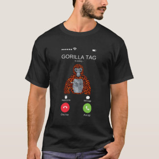Gorilla Märkre anropar VR Gamer Shirt Kids Vuxen T