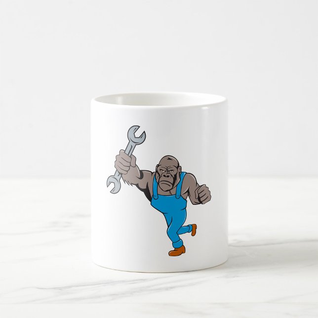 Gorilla Mechanic Kaffemugg (Skapare uppladdad)