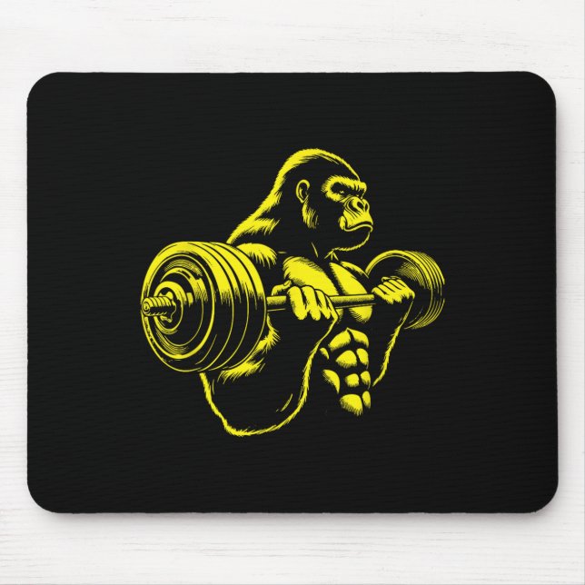 Gorilla Monkey Gym Weight Lifting Bodybuilding Wor Musmatta (Framsidan)