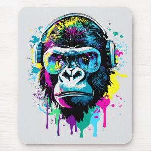 Gorilla Mouse Pad - Gorilla Head Mousepad Musmatta