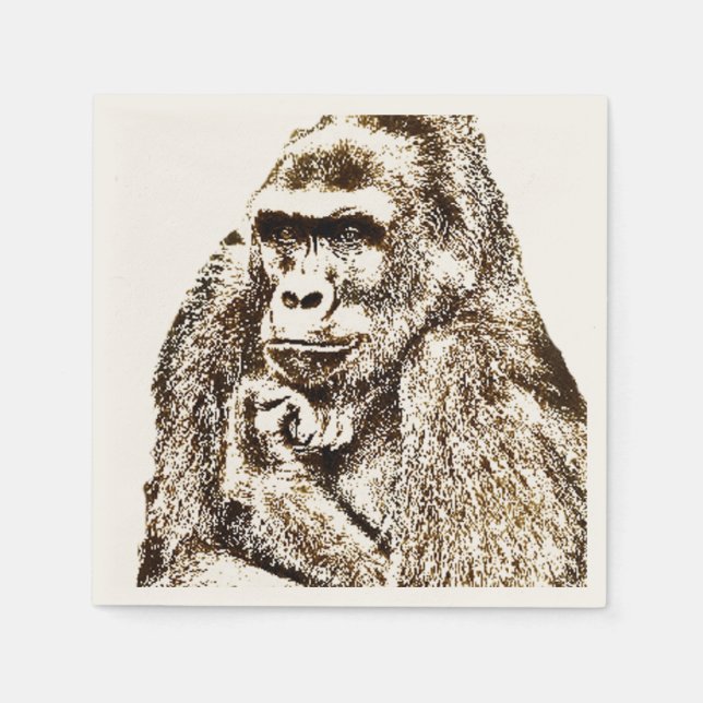 Gorilla Napkins Pappersservett (Framsidan)