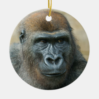 Gorilla Nyckelring Julgransprydnad Keramik
